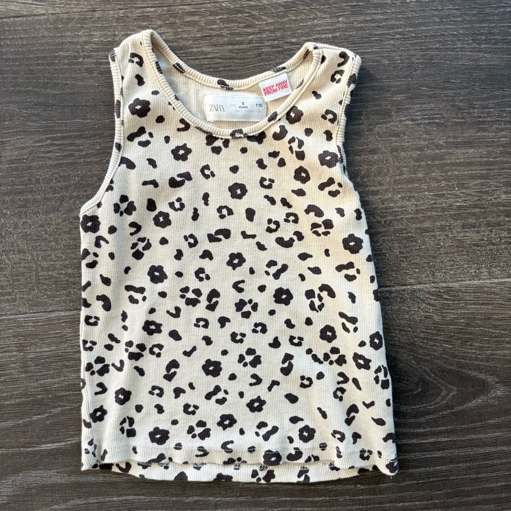 Zara Animal Print Top - Size 5